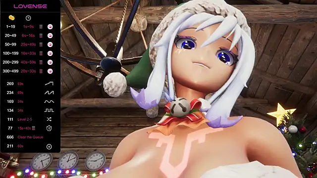 Snapshot of ElfieLove chatting on December 6, 6:06 pm ElfieLove online show from December 6, 6:06 pm