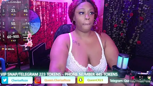 Snapshot of cheriserozequeen chatting on September 10, 2:17 pm cheriserozequeen online show from September 10, 2:17 pm
