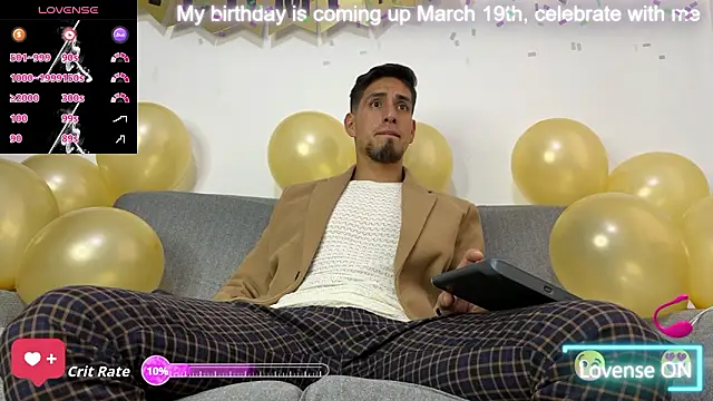 Tom blunt96 online show from March 19, 5:50 pm