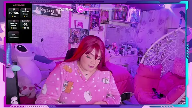 MegariaB online show from February 19, 5:05 am