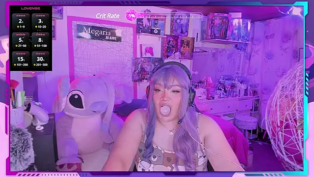 MegariaB online show from March 8, 4:23 am