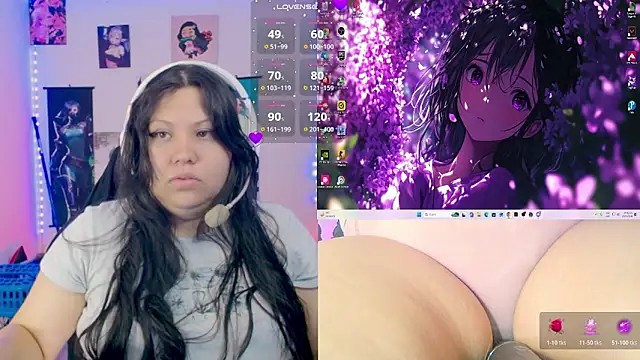 crystal7u7 online show from March 25, 1:11 am