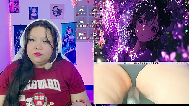 crystal7u7 online show from April 14, 1:22 am