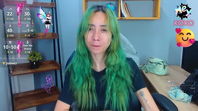 Erika Stevens online show from October 8, 3:20 pm