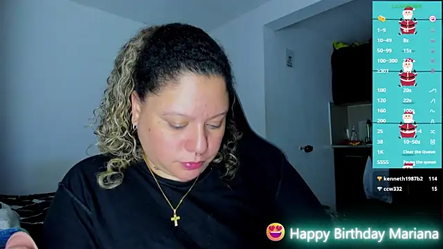 Snapshot of mariana_maze chatting on December 26, 11:32 am mariana maze online show from December 26, 11:32 am