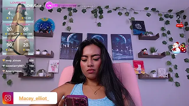 Snapshot of macey_elliot_ chatting on January 8, 6:09 pm macey elliot online show from January 8, 6:09 pm