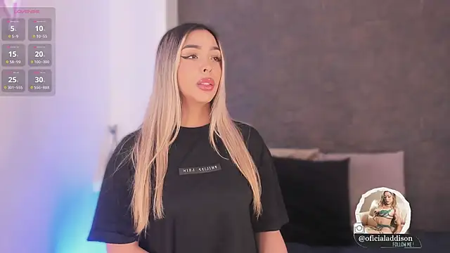 Addison baker online show from February 10, 7:17 pm