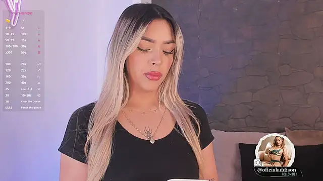 Addison baker online show from February 11, 7:38 pm