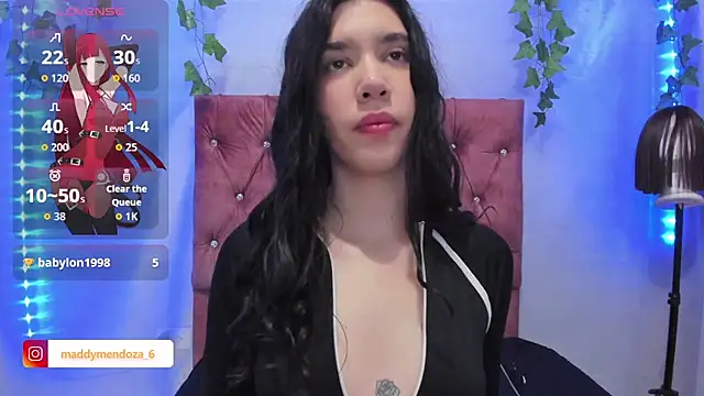 Snapshot of MaddyMendozaxx chatting on September 9, 9:53 am MaddyMendozaxx online show from September 9, 9:53 am