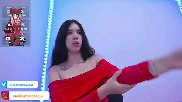 Snapshot of MaddyMendozaxx chatting on November 20, 2:45 am MaddyMendozaxx online show from November 20, 2:45 am