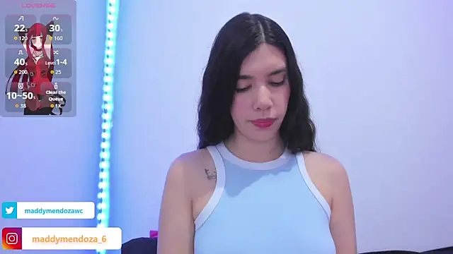 Snapshot of MaddyMendozaxx chatting on December 1, 2:55 pm MaddyMendozaxx online show from December 1, 2:55 pm