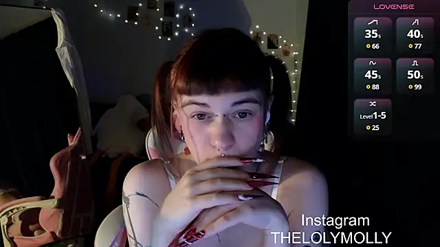 Snapshot of LolyMolli chatting on January 19, 5:07 pm LolyMolli online show from January 19, 5:07 pm