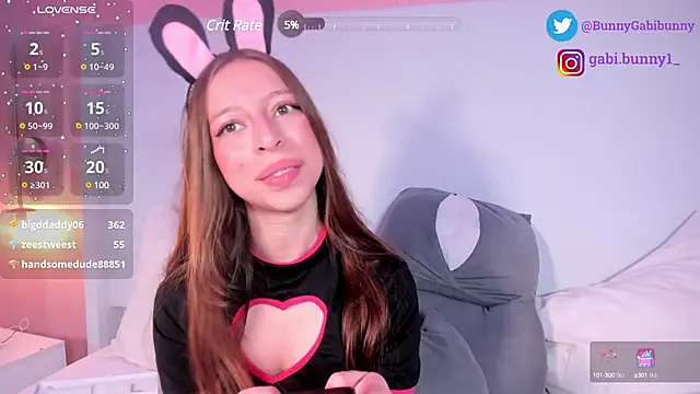gabi bunny online show from December 31, 4:25 pm