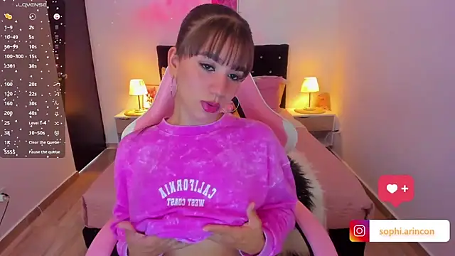 Sophia rincon online show from April 8, 9:48 pm