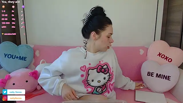 NattyFierros online show from January 28, 6:28 pm