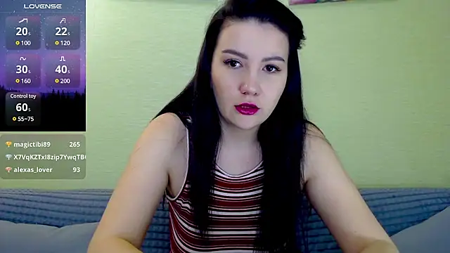Snapshot of AlexaCruze chatting on December 12, 6:31 pm AlexaCruze online show from December 12, 6:31 pm