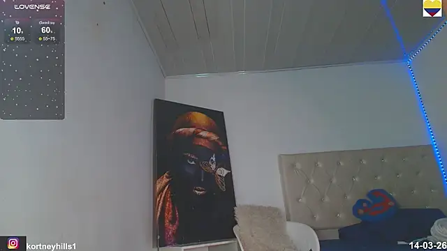 Snapshot of sexykortney chatting on March 14, 5:46 am sexykortney online show from March 14, 5:46 am
