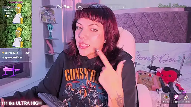 Sarah-Stoner online show from March 10, 9:40 pm