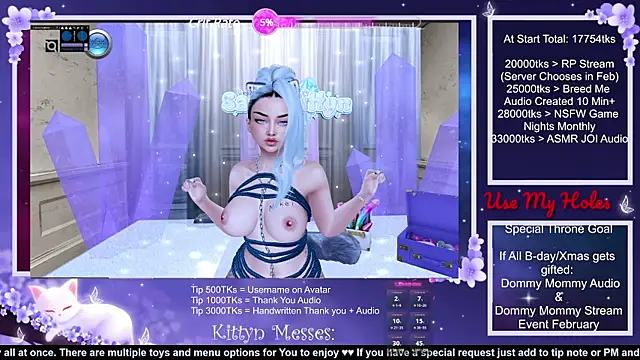 Snapshot of SassyKittyn chatting on December 13, 4:22 am SassyKittyn online show from December 13, 4:22 am