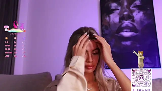 Snapshot of Natalimuur chatting on October 9, 7:23 pm Natalimuur online show from October 9, 7:23 pm