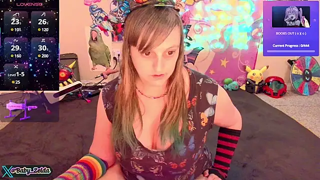 BabyZelda online show from February 23, 2:25 pm