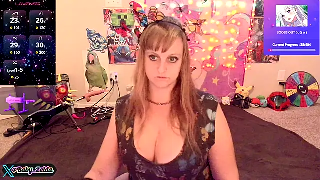 BabyZelda online show from October 1, 10:10 am