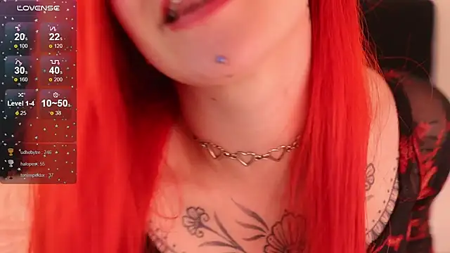 Snapshot of Daarlene chatting on February 16, 2:09 am Daarlene online show from February 16, 2:09 am