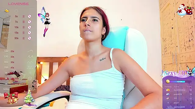 Snapshot of Dalila-1x chatting on December 24, 2:10 am Dalila-1x online show from December 24, 2:10 am