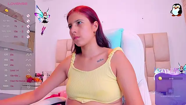 Snapshot of Dalila-1x chatting on February 6, 7:29 pm Dalila-1x online show from February 6, 7:29 pm