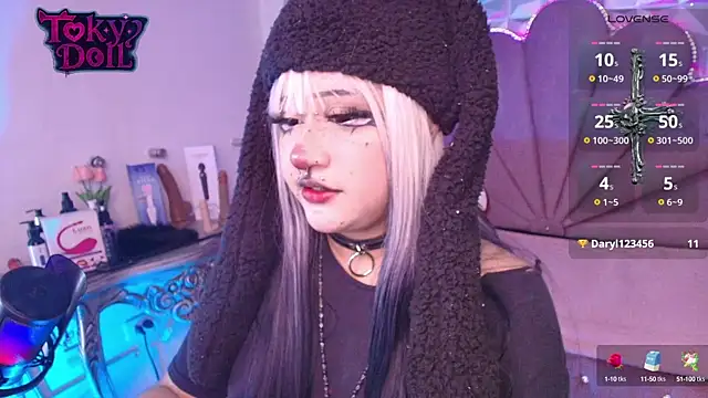 Snapshot of toky_doll chatting on October 1, 8:48 pm toky doll online show from October 1, 8:48 pm