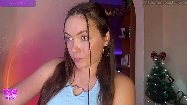 Snapshot of plushy_pixie chatting on December 16, 6:53 am plushy pixie online show from December 16, 6:53 am