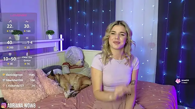adrianawow1 online show from January 18, 3:31 am