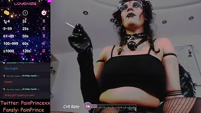 pain princee online show from January 13, 9:09 pm