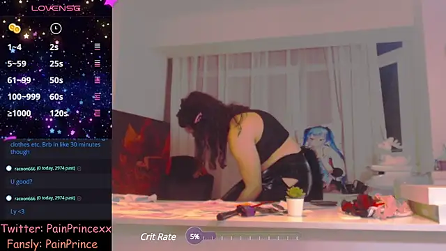 pain princee online show from January 21, 5:41 pm