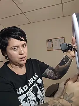 Snapshot of KatInk chatting on February 10, 5:17 pm KatInk online show from February 10, 5:17 pm