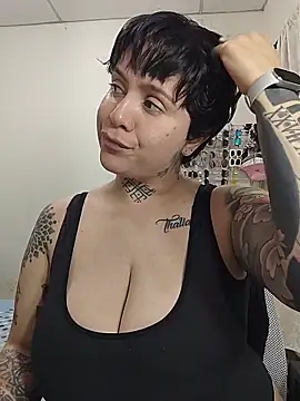 Snapshot of KatInk chatting on February 15, 11:23 pm KatInk online show from February 15, 11:23 pm