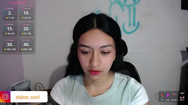 Snapshot of elaine_sun chatting on September 11, 9:59 pm elaine sun online show from September 11, 9:59 pm