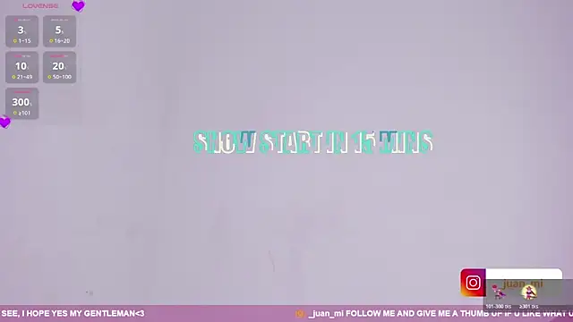 juanmiss online show from October 28, 11:14 am