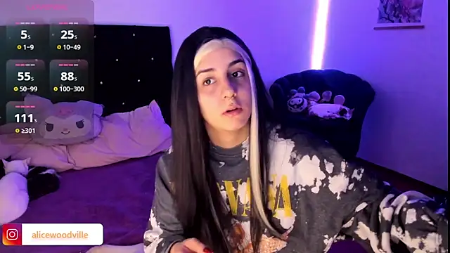 Alice woodville online show from December 4, 9:46 pm