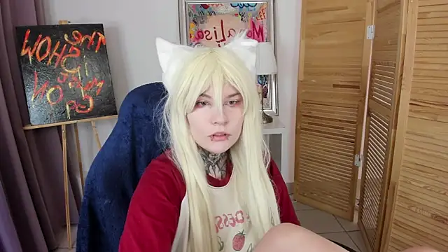 Snapshot of mekurisu chatting on February 2, 1:15 am mekurisu online show from February 2, 1:15 am