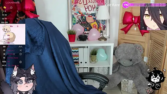 Snapshot of mekurisu chatting on February 19, 1:12 am mekurisu online show from February 19, 1:12 am