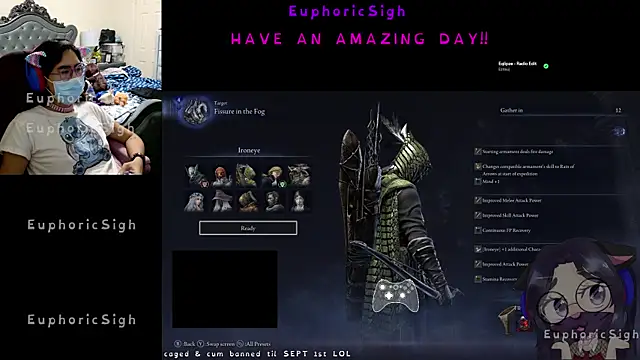 EuphoricSigh online show from June 4, 10:38 pm