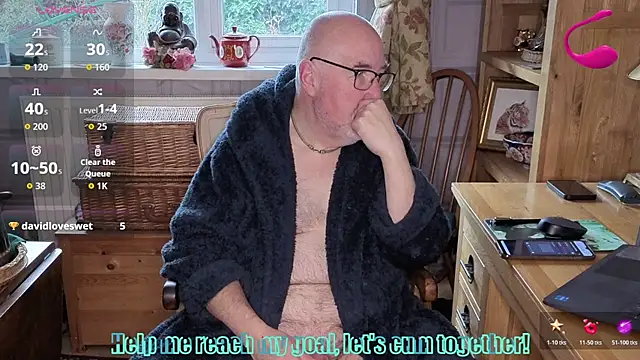 Adamdaddybear online show from February 18, 9:27 am