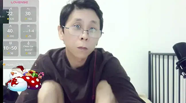 Snapshot of TGH521 chatting on December 25, 8:40 am TGH521 online show from December 25, 8:40 am