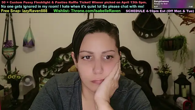 IsabelleRaven online show from April 6, 12:52 am