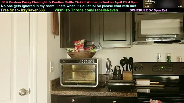 IsabelleRaven online show from April 20, 9:27 pm