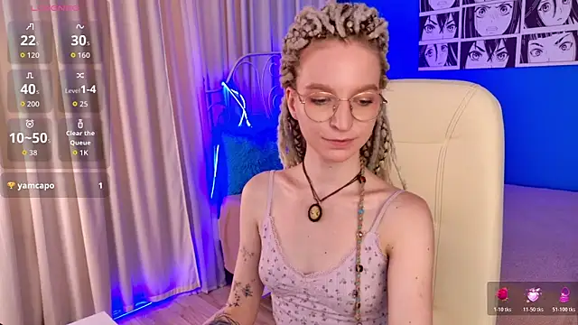 VioletShine online show from July 24, 1:20 pm