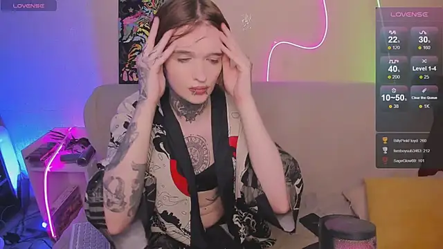 Simona Rain online show from April 10, 2:06 am