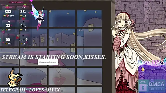 Lovelyamyy online show from April 7, 1:00 pm