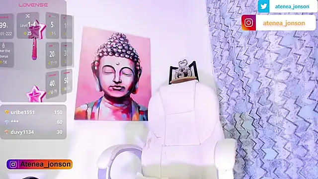 Snapshot of Atenea_jonson chatting on June 26, 5:28 pm Atenea jonson online show from June 26, 5:28 pm
